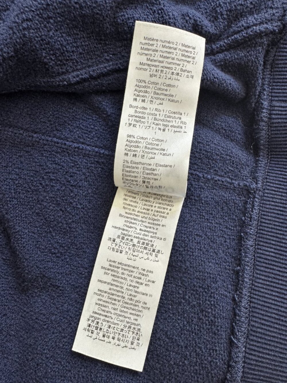 Kenzo Navy Tiger Logo Zip Hoodie - Picture 4 of 4